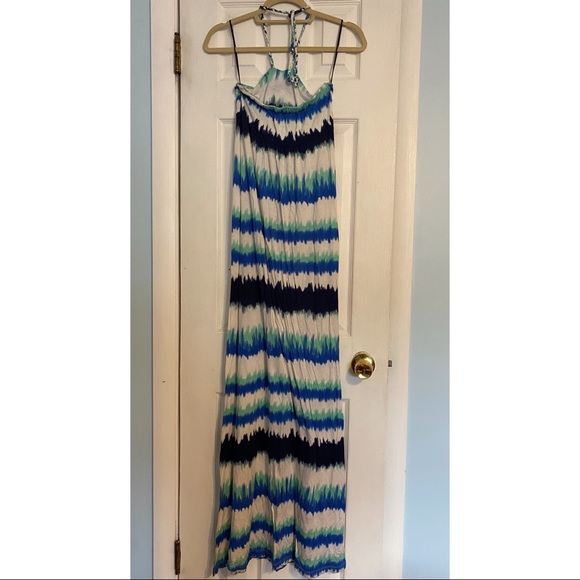 Gorgeous shades of blue maxi dress | Size S - Picture 3 of 4